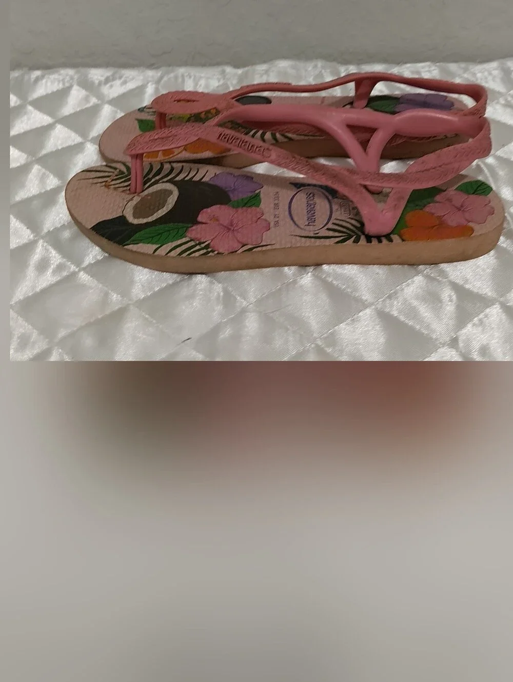 Havaianas Pink Pineapple & Sunglasses Print Flip Flops
